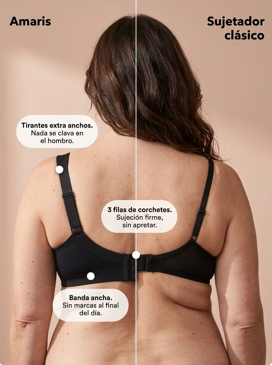 Amaris Confort™ – Sujetador Sin Aros, Comodidad Absoluta