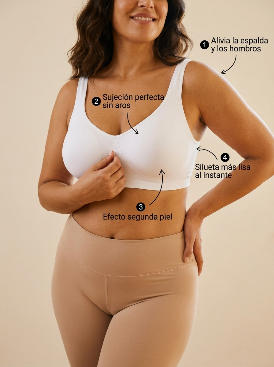 Amaris Confort™ – Sujetador Sin Aros, Comodidad Absoluta